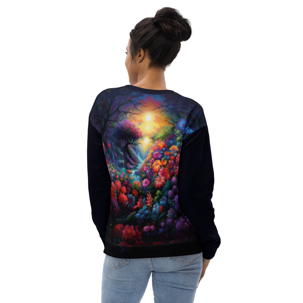 Story Apparel: Seek the Hidden Garden Planted by Beautiful Brains - Unisex Sweatshirt - Support Neurodivergence