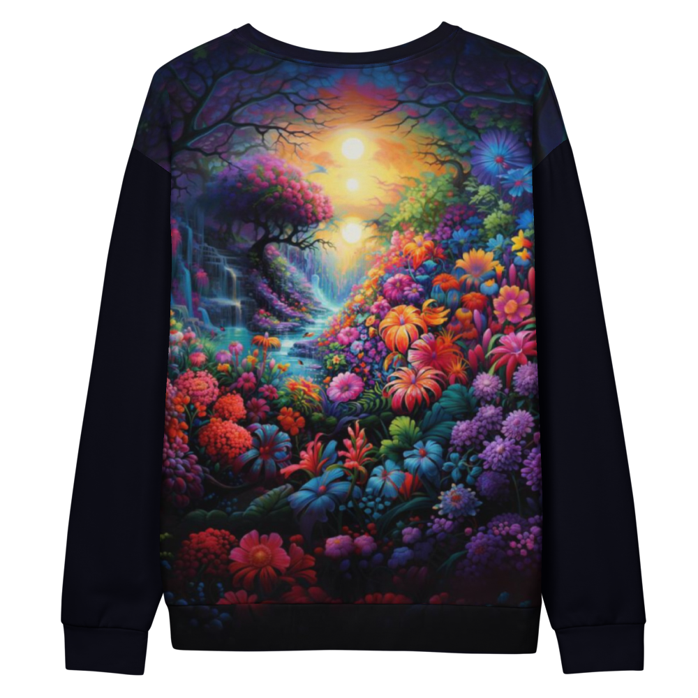 Story Apparel: Seek the Hidden Garden Planted by Beautiful Brains - Unisex Sweatshirt - Support Neurodivergence