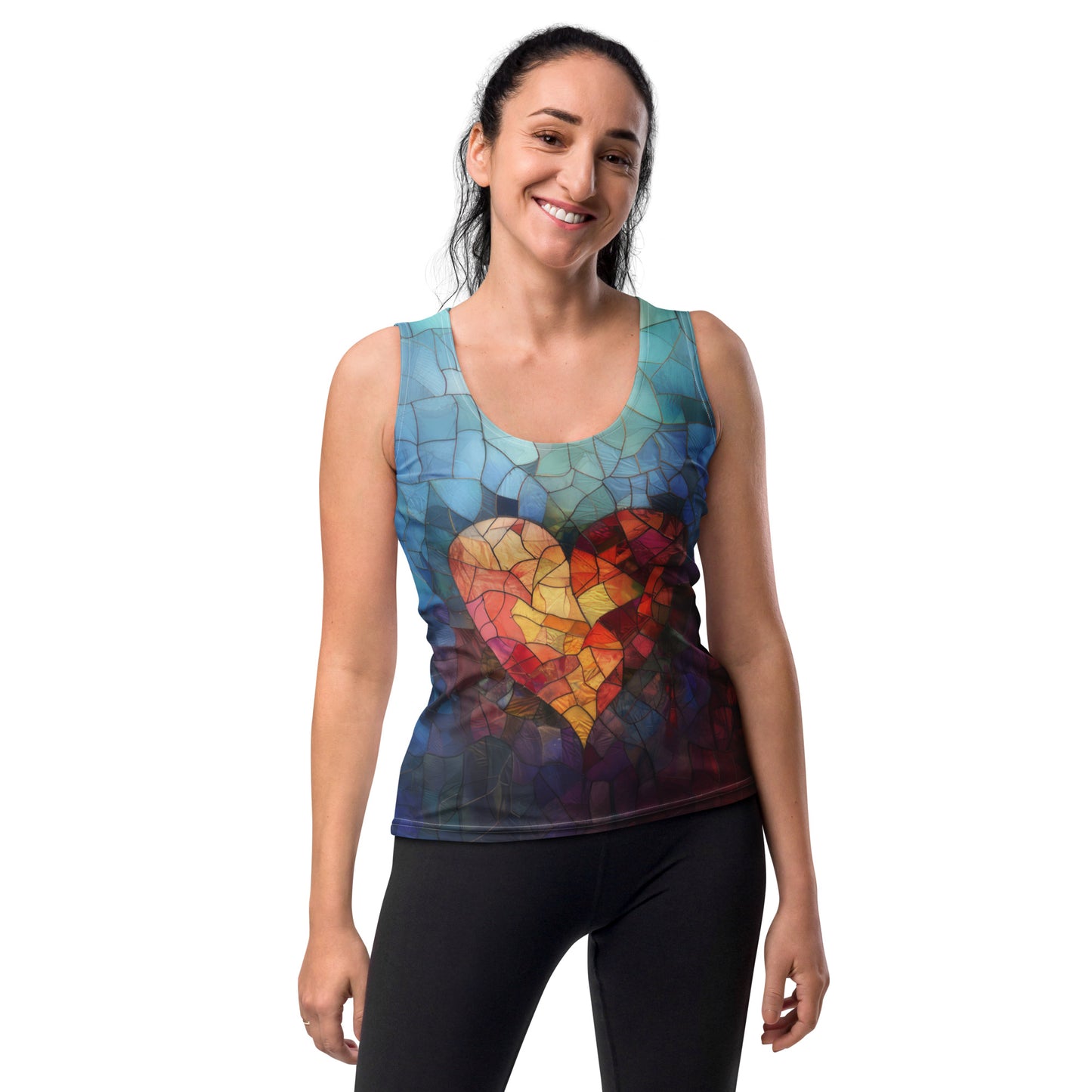 Story Apparel: "The Art & Science of Mending Fragile Glass" Women's Tank Top