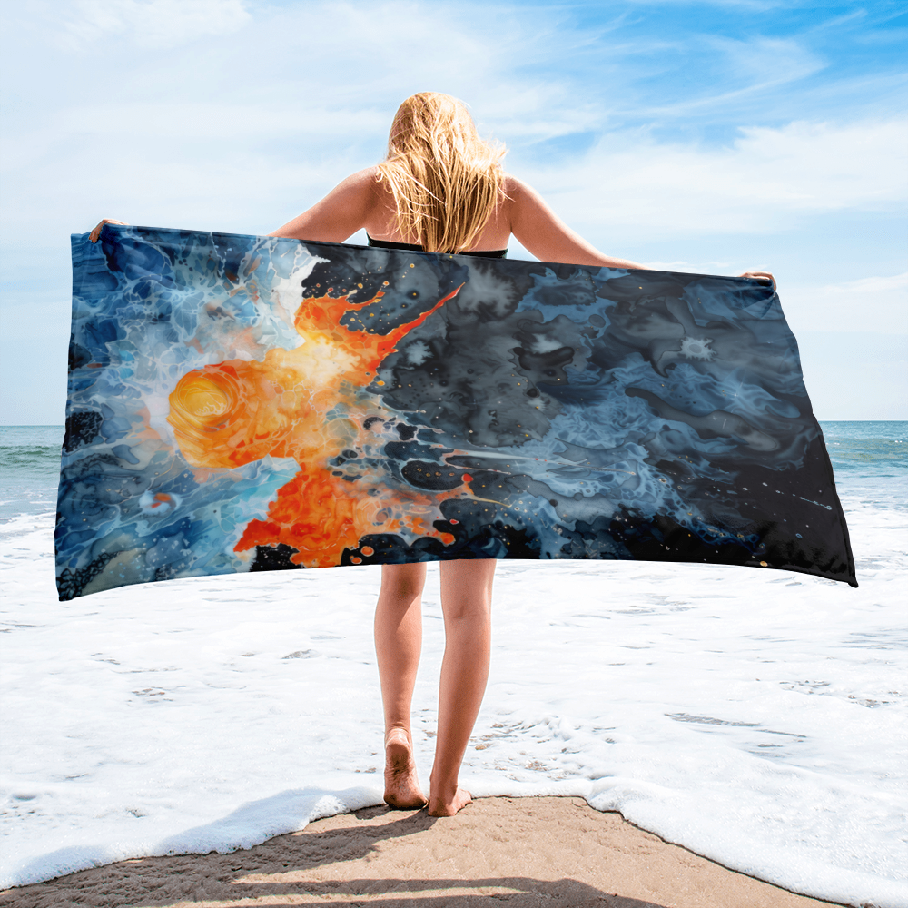 Therapy Towel: Negativity Melting - Cold Exposure Therapy Reminder