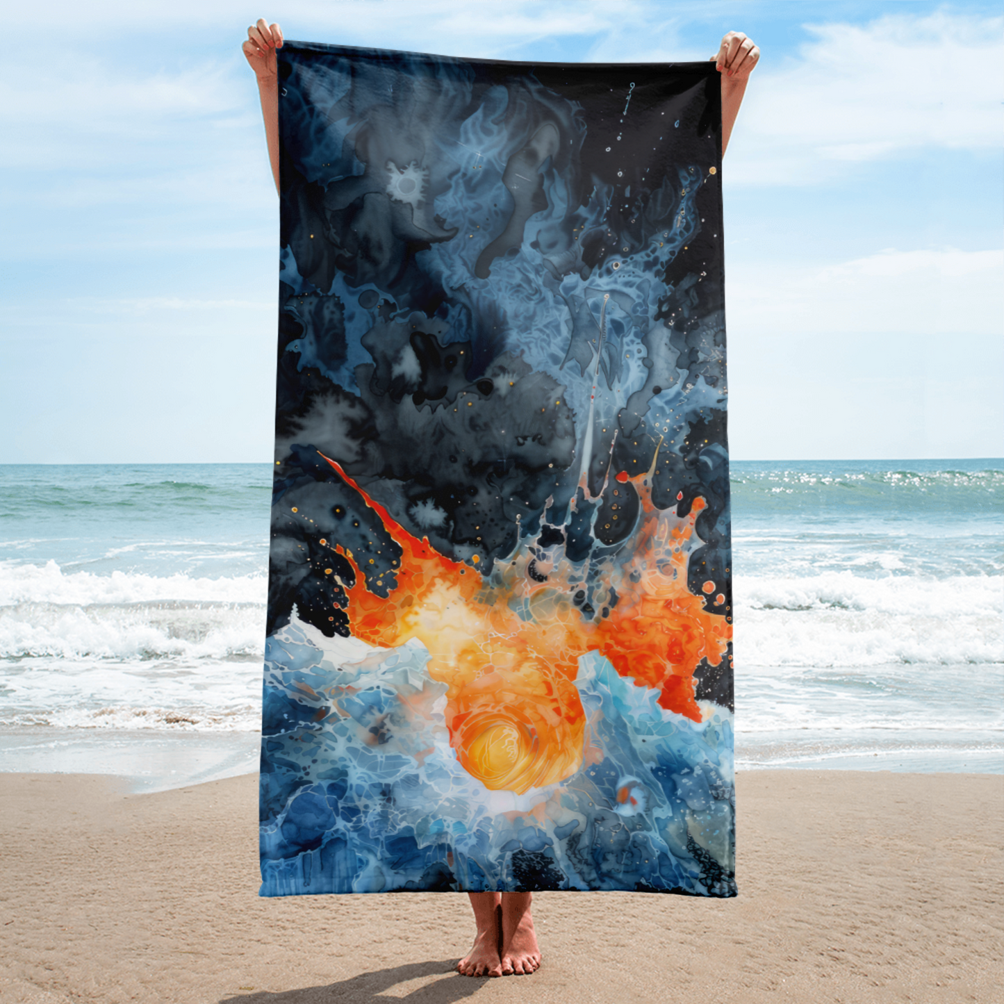 Therapy Towel: Negativity Melting - Cold Exposure Therapy Reminder