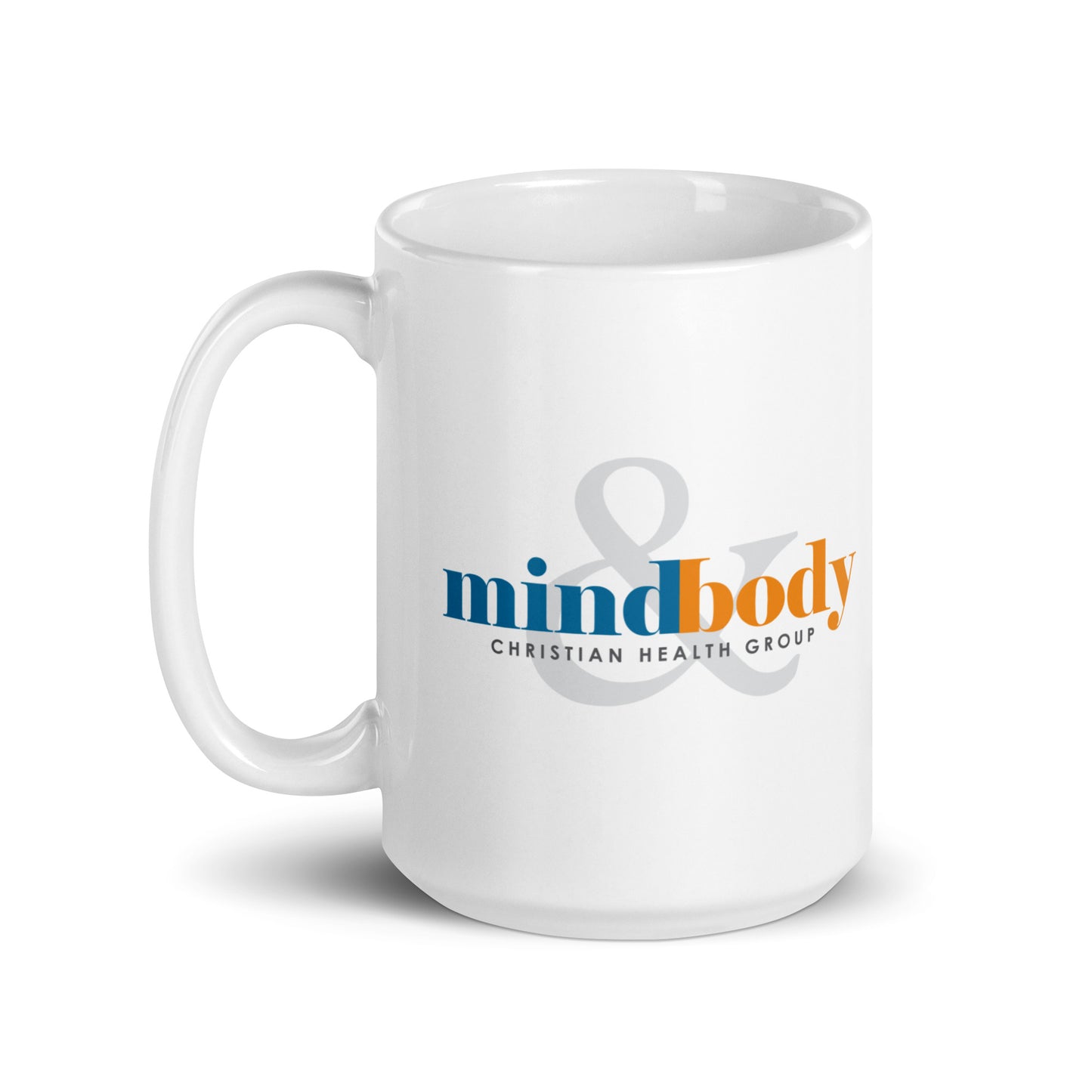 Mind & Body Christian Health Group LLC - White glossy mug