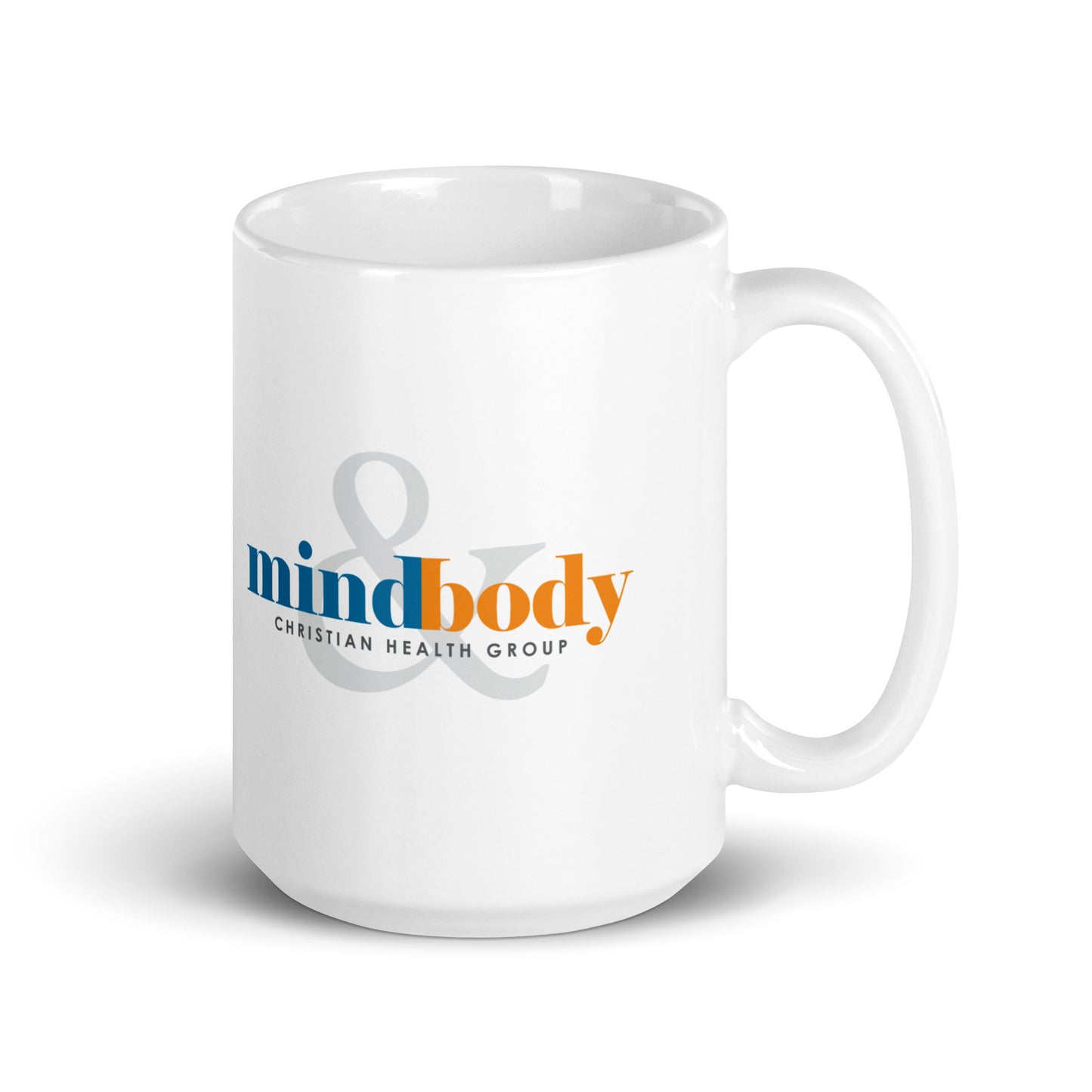 Mind & Body Christian Health Group LLC - White glossy mug