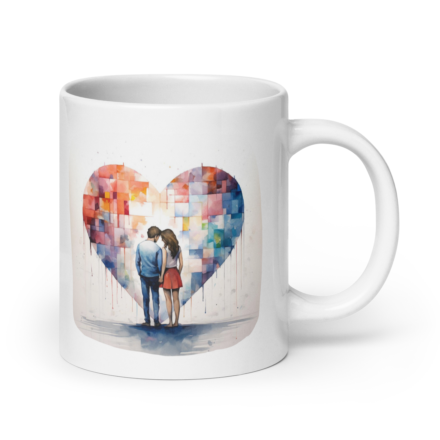 Therapy Mug: "Gratitude Shared, Love Squared" - Reminder to Use Fondness & Admiration Practices
